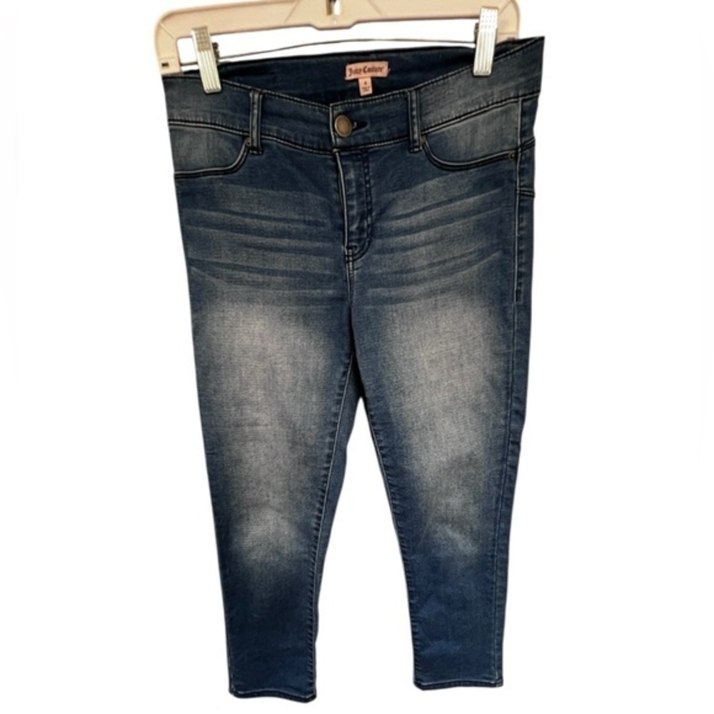 Juicy Couture Medium Wash Blue Ankle Jeans